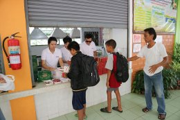 Giving happiness to children