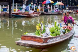 Authentic Thai way of living & non-touristic Floating Market