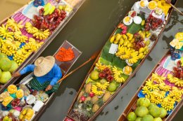 floating market near Bangkok