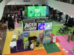 บริการให้เช่าเครื่องเสียง ไฟ เอฟเฟค งาน acer day 2024 เซ็นทรัลพระราม 9 วันที่ 1-4 สิงหาคม 67 by vsoundqlighting