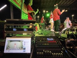 งานเลี้ยงภายใน บ. อีซูซูกิ่งแก้ว วันที่ 25 ธค 67 เครื่องเสียง ไฟ เวที by vsoundqlighting