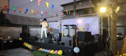 งานเลี้ยงปีใหม่ บริษัท ราชพฤกษ์ วันที่ 2 มค 68 เครื่องเสียง ไฟ ทรัส เวที by vsoundqlighting