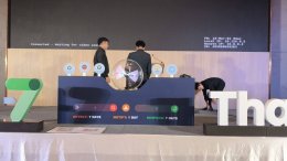 ลูกแก้ว iball 3d เปิดงาน 717 thailand รร.ริชมอน รัตนธิเบต วันที่ 13 สค 68 by vsoundqlighting