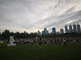 เครื่องเสียง งานออกกำลังกาย สวนเบญจกิติ วันที่ 23 สิงหาคม 68 by vsoundqlighting