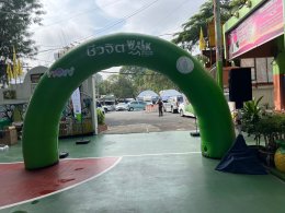 บริการให้เช่าเครื่องเสียง ทรัส u คว่ำ โรงเรียนสวนลุม งานชีวจิต walk together วันที่ 26 พย 65 by vsoundqlighting