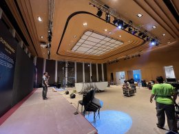 งานติดตั้งเครื่องเสียง ไฟ เกสรพลาซ่า วันที่ 22 พย 66 by vsoundqlighting