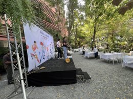 ติดตั้งเวที โครงทรัสไฟ The gardens เอกมัย วันที่ 16 กพ 67 by vsoundqlighting