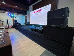 บริการให้เช่าเครื่องเสียง ไฟ เวที งานเลี้ยง บ.sharp ศิลปิน เอ๊ะ จิรากรวันที่ 12 มค 67 คีรีมายา เขาใหญ่ by vsoundqlighting