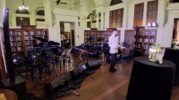 ให้เช่าเครื่องเสียง ระบบไฟ และวงดนตรี | งาน Neilson Hays Library สุรวงศ์ | VSound & Lighting