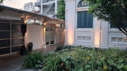 ให้เช่าเครื่องเสียง ระบบไฟ และวงดนตรี | งาน Neilson Hays Library สุรวงศ์ | VSound & Lighting