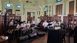 ให้เช่าเครื่องเสียง ระบบไฟ และวงดนตรี | งาน Neilson Hays Library สุรวงศ์ | VSound & Lighting