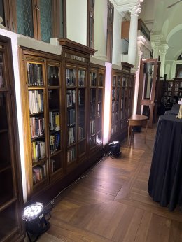 ให้เช่าเครื่องเสียง ระบบไฟ และวงดนตรี | งาน Neilson Hays Library สุรวงศ์ | VSound & Lighting