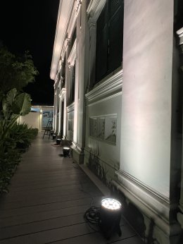 ให้เช่าเครื่องเสียง ระบบไฟ และวงดนตรี | งาน Neilson Hays Library สุรวงศ์ | VSound & Lighting