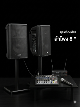 ชุดเครื่องเสียง ลำโพง 8