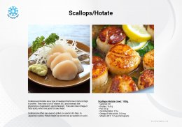 หอยเชลล์  Scallops Hotate