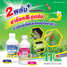 โรนิว ป้องกันกำจัดเพลี้ยไฟ เพลี้ยจักจั่น หนอนม้วนใบ หนอนกอ มวน ปลวก