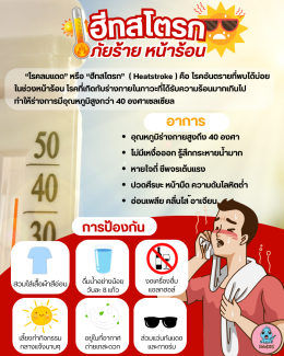 โรคฮีทสโตรก ภัยร้าย หน้าร้อน