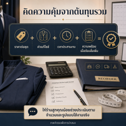 สั่งตัดสูทองค์กรกี่ชุดถึงคุ้ม? คำถามที่ HR ถามบ่อย | สูทคุณน้อย