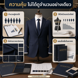 สั่งตัดสูทองค์กรกี่ชุดถึงคุ้ม? คำถามที่ HR ถามบ่อย | สูทคุณน้อย
