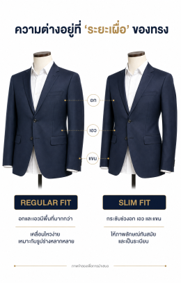 Relaxed Fit คืออะไร เหมาะกับใคร | สูทองค์กร - สูทคุณน้อย