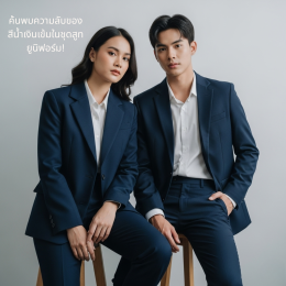 จิตวิทยาสีชุดยูนิฟอร์ม สีน้ำเงินเข้มสร้างความน่าเชื่อถือ