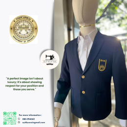 ชุดสูทมาตรฐานองค์กร ตัดพอดีตัวทุกคน บริการวัดถึงที่