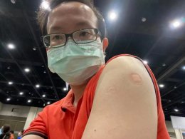 华侨中医院医护人员接种新冠疫苗