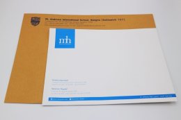 แฟ้ม ซองเอกสาร หัวจดหมาย กระดาษหัวจดหมาย