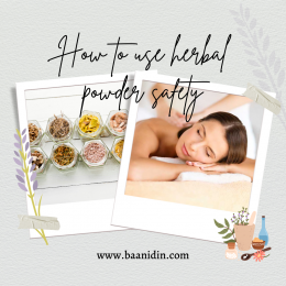 How to use herbal powder safely