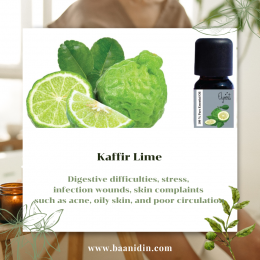 Pure Essential Oil of Kaffir Lime ( Citrus hystrix )
