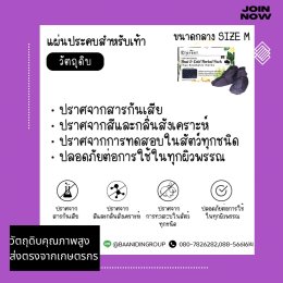 แผ่นประคบไมโครเวฟสำหรับเท้าขนาดกลาง M