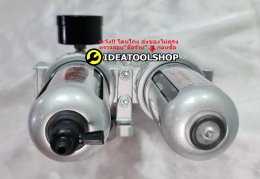 TAIWAN แท้!! ชุดกรองลม ดักน้ำ ปรับลม + น้ำมัน [ 2 ลูก ] THB แบบอลูมิเนียม ( Filter Regulator + Lubricator ) 1/2 3/8 1/4