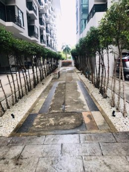 ปรับปรุงสนามหญ้าและสวนโรงแรม หน้างาน บางแสน