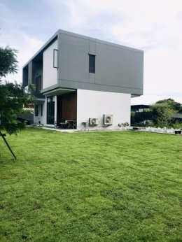 -ปูหญ้านวลน้อย 300 ตรม  หน้างาน บางกะปิ