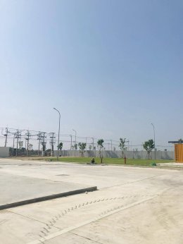 ปลูกต้นไม้โครงการ ปูหญ้านวลน้อย 7050 ตรม. โรงงาน จ.สมุทรปราการ