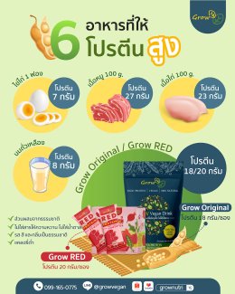6 อาหารที่ให้โปรตีนสูง✨