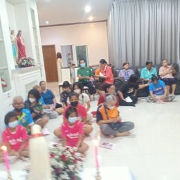 สวดสายประคำและมิสซาของกลุ่มหนองตาบ่งใน