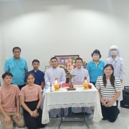 สวดสายประคำและมิสซากลุ่มหนองตาบ่งนอก ณ บ้านของคุณสมชาย-วิไล กรีเสน