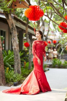 6 เอกลักษณ์ของชุดแต่งงานแบบจีนและวิธีเติมความเป็นจีนลงไปในชุดเจ้าสาวแบบสมัยใหม่      