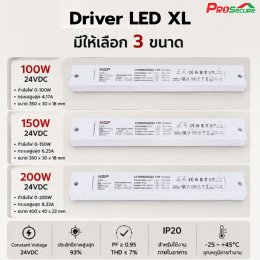 วิธีเลือก Driver LED ให้เหมาะกับ LED Strip, ไฟตู้, ไฟซ่อนฝ้า รุ่น XI 24VDC