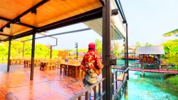 หลังคาเลื่อนผ้าใบ @ร้านกู๊ดเดย์ชัยภูมิคาเฟ่ By : Mechanic Home