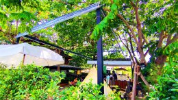 หลังคาเลื่อนผ้าใบ To The Wild Cafe & Bar บ้านเกาะ โคราช By : Mechanic Home