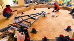 รับออกแบบ ผลิต และติดตั้ง #แท่นหมุนรถยนต์ by Mechanic Home