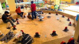 รับออกแบบ ผลิต และติดตั้ง #แท่นหมุนรถยนต์ by Mechanic Home