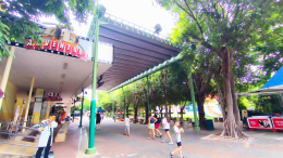 หลังคาเลื่อนผ้าใบ @สวนสนุก Dreamworld By : Mechanic Home