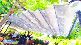 หลังคาเลื่อนผ้าใบ To The Wild Cafe & Bar บ้านเกาะ โคราช By : Mechanic Home
