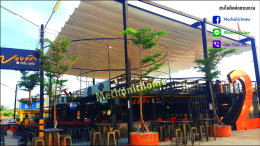 หลังคาเลื่อนผ้าใบ @ร้านบางรัก2 ตลาดชิคชิค By : Mechanic Home
