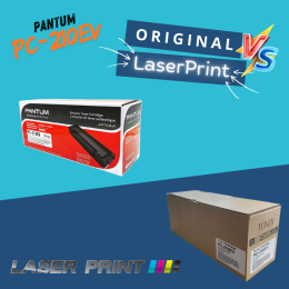 Pantum PC-210EV ของแท้ VS LaserPrint