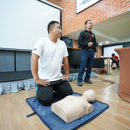 อบรมหลักสูตรดับเพลิงและซ้อมอพยพหนีไฟเบื้องต้นประจำปี 2566