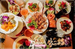 โปรโมชั่น! ล่องเรือดินเนอร์แม่น้ำเจ้าพระยา  เรือเมอริเดียน ครูซ (Meridian Cruise )